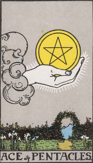Ace of Pentacles reference image