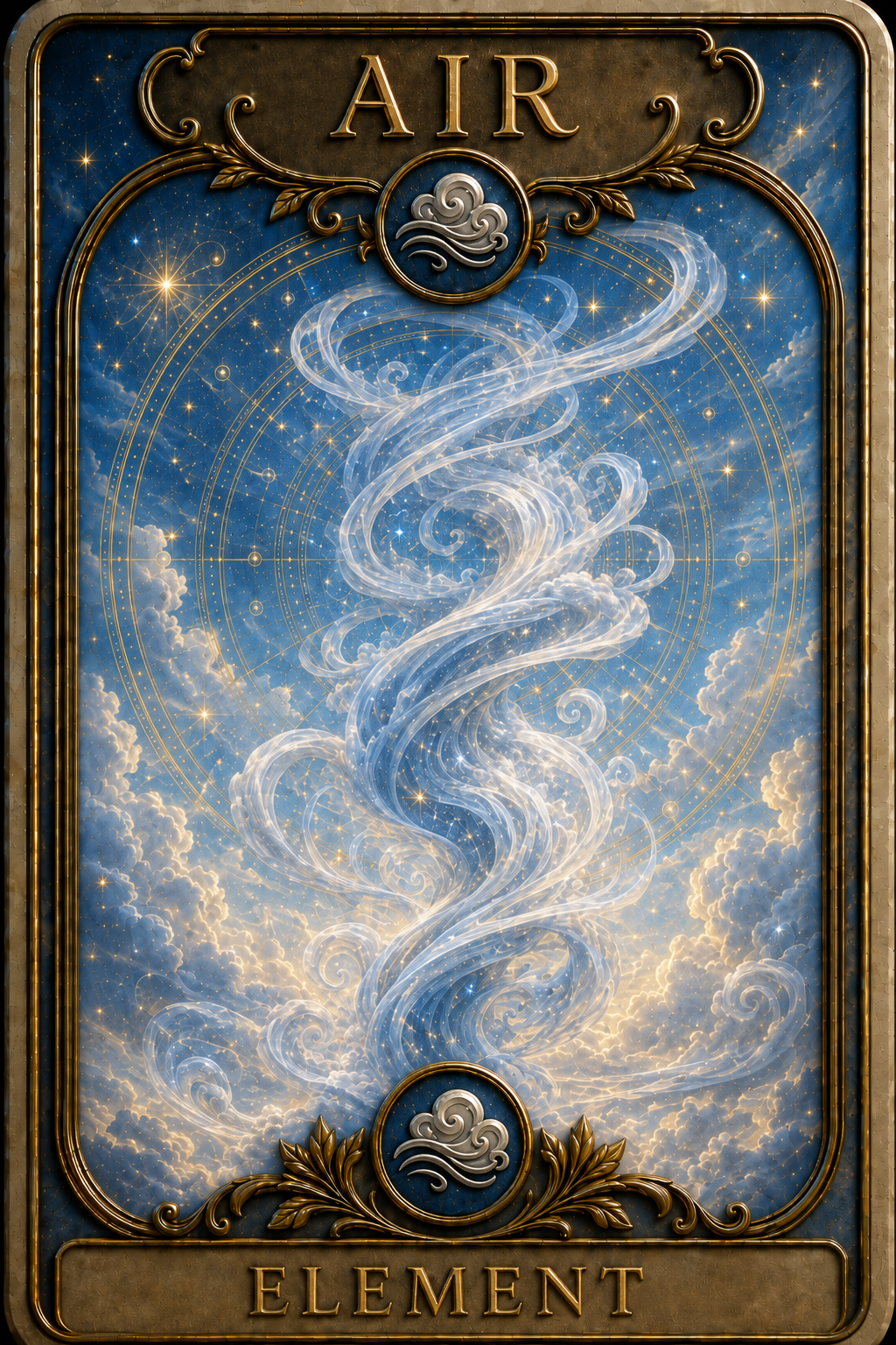 Air astrology card